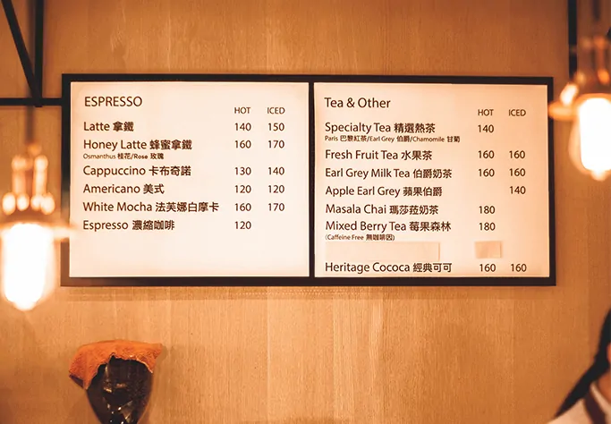 Magnetic Menu Boards